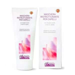Argital - Maschera Ristrutturante per Capelli, prodotto biologico e naturale