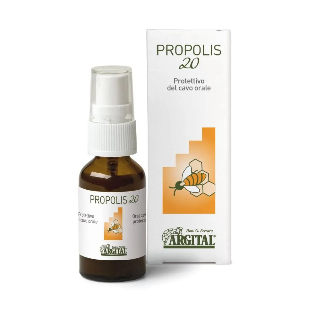 Estratto di Propoli delle api con erogatore spray, prodotto biologico e naturale