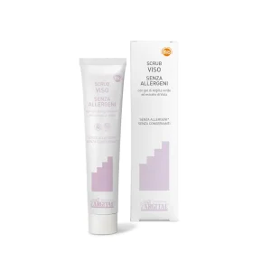 Argital - Maschera scrub esfoliante alla Viola senza allergeni - prodotto naturale e biologico
